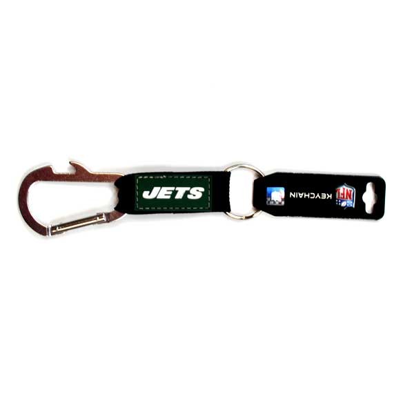 New York Jets Keychains - Belayer Style - 6 For $15.00 - Wholesale New York Jets Products - Jets Merchandise 2