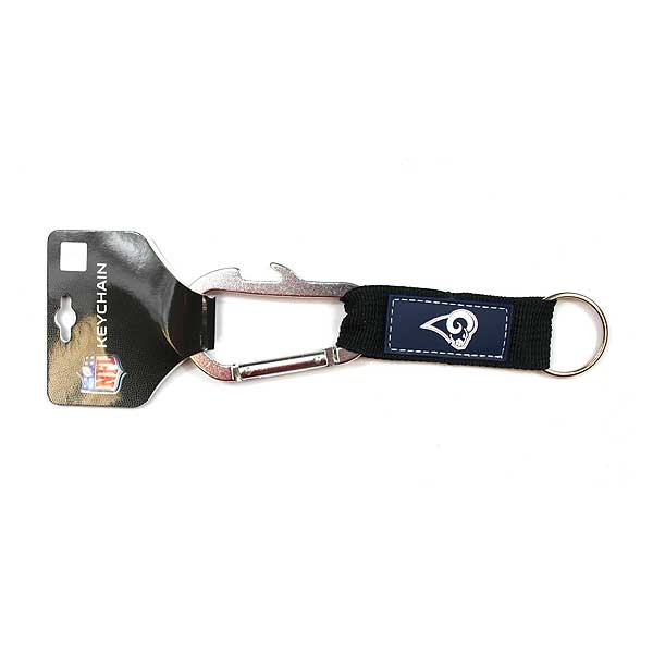 Los Angeles Rams Keychains - Hiker Style Clip Keychains - 12 For $24.00 - Wholesale Los Angeles Rams Products - Rams Merchandise 2