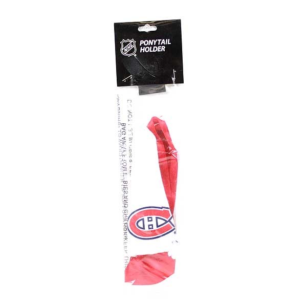 Montreal Canadiens Gear - Ponytail Holder - 12 For $24.00 - Montreal Canadiens