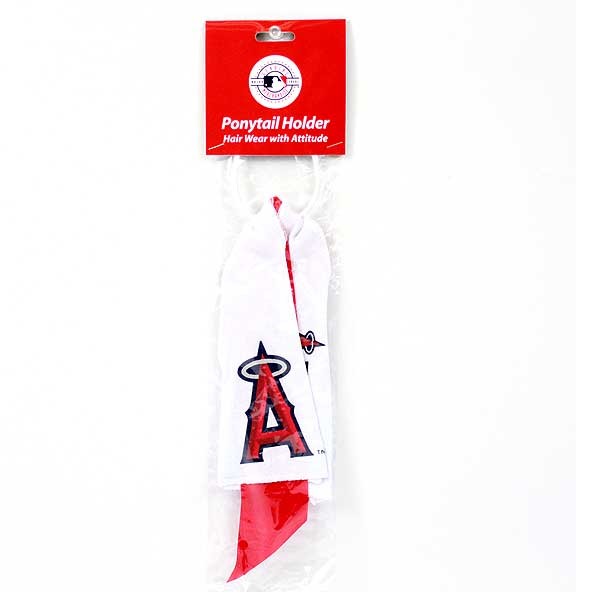 Los Angeles Angels - Team Hair PonyTail Holders - 12 For $18.00 - Wholesale Los Angeles Angels Products - Angels Merchandise 2