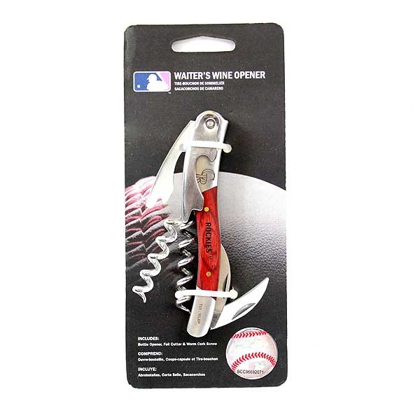 Colorado Rockies Wine Opener - Waiter Style - 4 For $12.00 - Wholesale Colorado Rockies Products - Rockies Merchandise 2