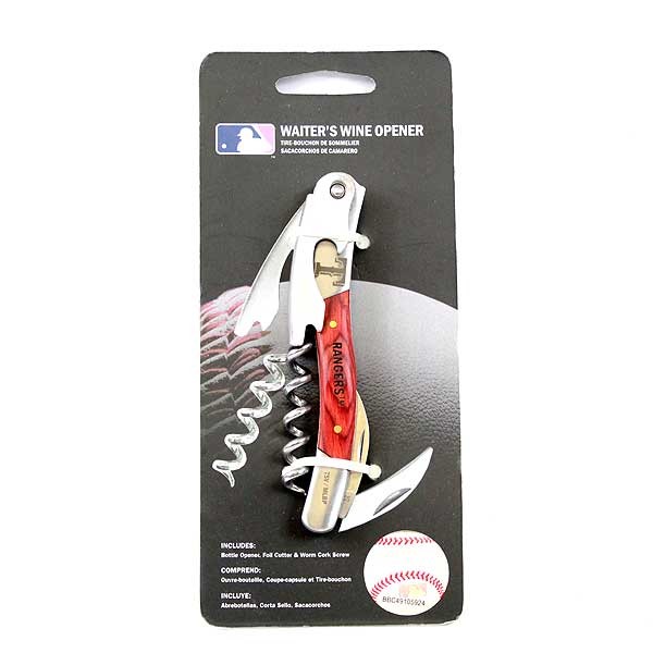 Texas Rangers Wine Opener - Waiter Style - 3 For $12.00 - Wholesale Texas Rangers Products - Rangers Merchandise