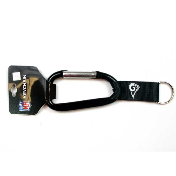 Los Angeles Rams Keychains - Blackout Style Hiker Clip Keychains - 6 For $15.00 - Wholesale Los Angeles Rams Products - Rams Merchandise 2