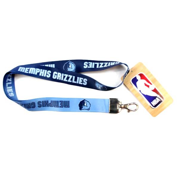 Memphis Grizzlies Lanyards - Reversible Lob Clip Style - 6 For $18.00 - Memphis Grizzlies