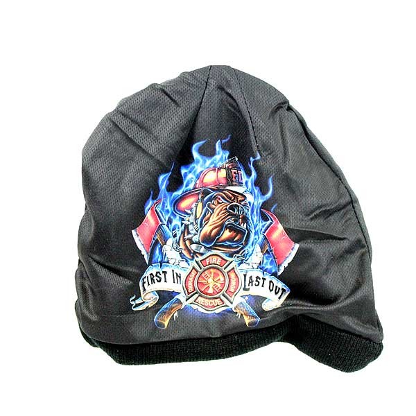 First In Last Out - Cool Flex Full Color Fire Rescue Beanie Knits - 6 For $24.00