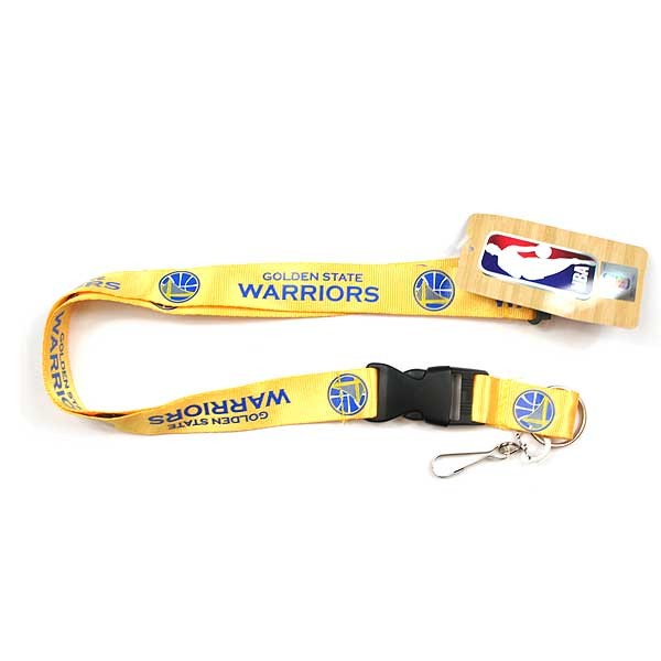 Golden State Warriors Lanyards - Classic Yellow Lobster Clip Style - 6 For $18.00 - Golden State Warriors