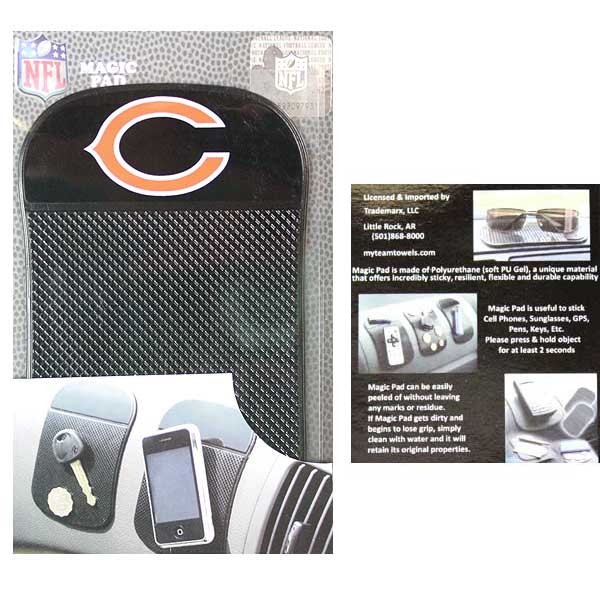 Chicago Bears Merchandise - The Magic Pad - Holds Like Magic - 6 For $21.00 - Wholesale Chicago Bears Products - Bears Merchandise