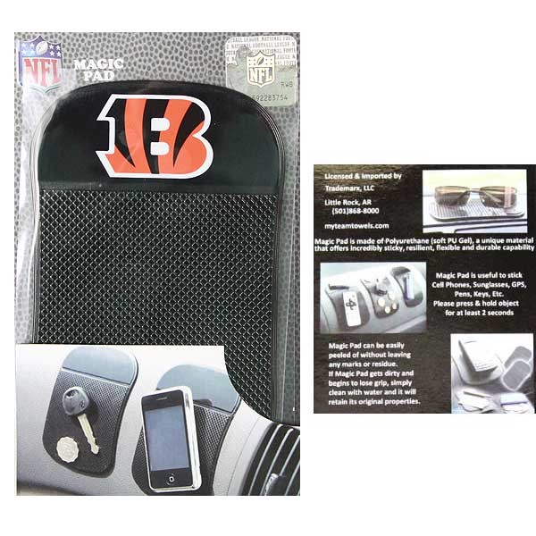 Cincinnati Bengals Merchandise - The Magic Pad - Holds Like Magic - 6 For $21.00 - Wholesale Cincinnati Bengals Products - Bengals Merchandise