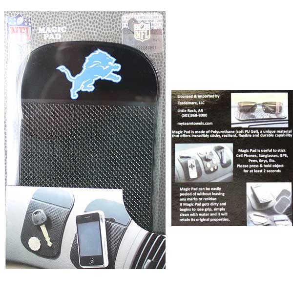 Detroit Lions Merchandise - The Magic Pad - Holds Like Magic - 6 For $21.00 - Wholesale Detroit Lions Products - Lions Merchandise