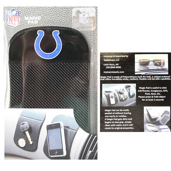 Indianapolis Colts Merchandise - The Magic Pad - Holds Like Magic - 6 For $21.00 - Wholesale Indianapolis Colts Products - Colts Merchandise