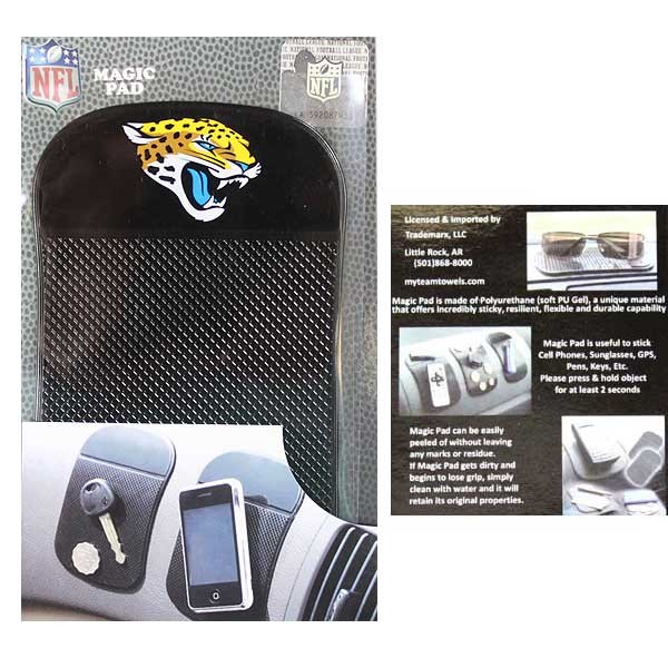 Jacksonville Jaguars Merchandise - The Magic Pad - Holds Like Magic - 6 For $21.00 - Wholesale Jacksonville Jaguars Product - Jaguars Merchandise