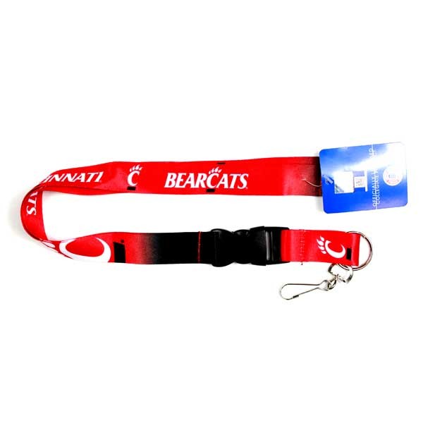 Cincinnati Bearcats Lanyards - Ombre Style - 12 For $24.00 - Cincinnati Bearcats