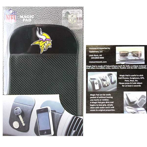 Minnesota Vikings Merchandise - The Magic Pad - Holds Like Magic - 6 For $21.00 - Wholesale Minnesota Vikings Products - Vikings Merchandise 2