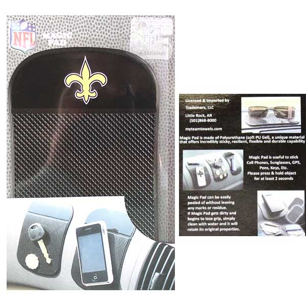 New Orleans Saints Merchandise - The Magic Pad - Holds Like Magic - 6 For $21.00 - Wholesale New Orleans Saints Product - Saints Merchandise 2