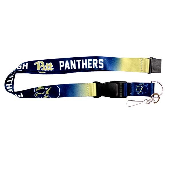 Pittsburgh Panthers Lanyards - Crossover Style - 12 For $24.00 - Pittsburgh Panthers