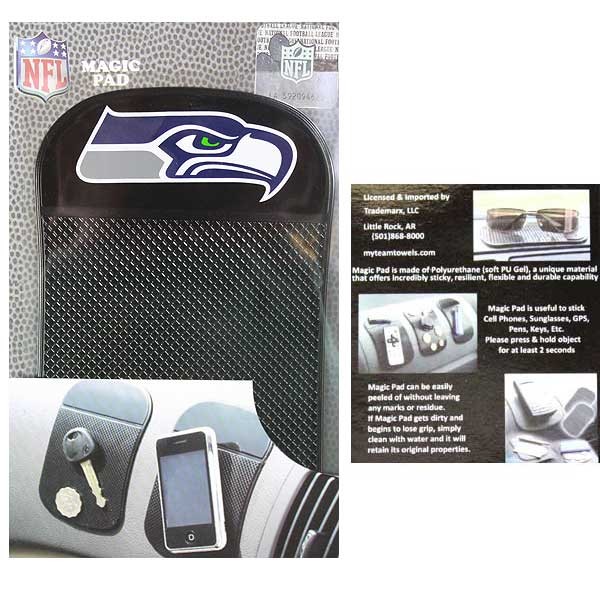 Seattle Seahawks Merchandise - The Magic Pad - Holds Like Magic - 6 For $21.00 - Wholesale Seattle Seahawks Product - Seahawks Merchandise 2