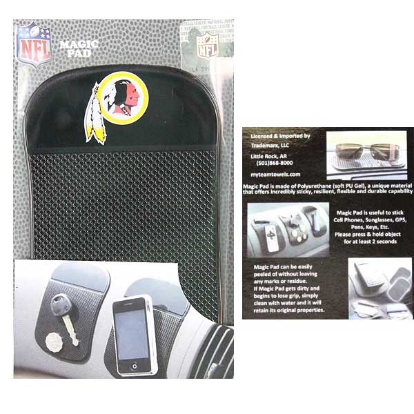 Washington Redskins Merchandise - The Magic Pad - Holds Like Magic - 6 For $21.00 - Wholesale Washington Redskins Products - Redskins Merchandise 2