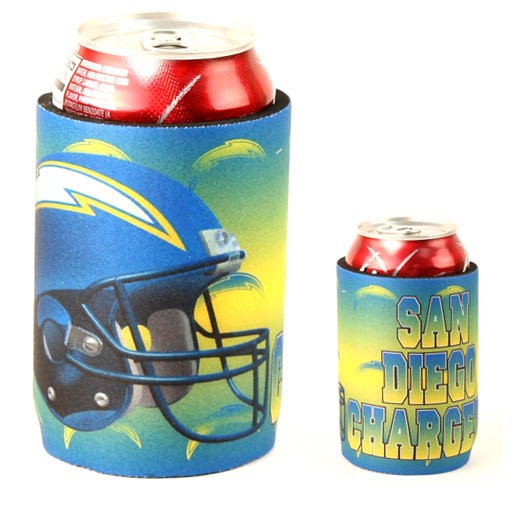 Blowout - SAN DIEGO Chargers Neoprene Can Huggies - 12 For $3.00 - Wholesale Los Angeles Chargers Products - Chargers Merchandise