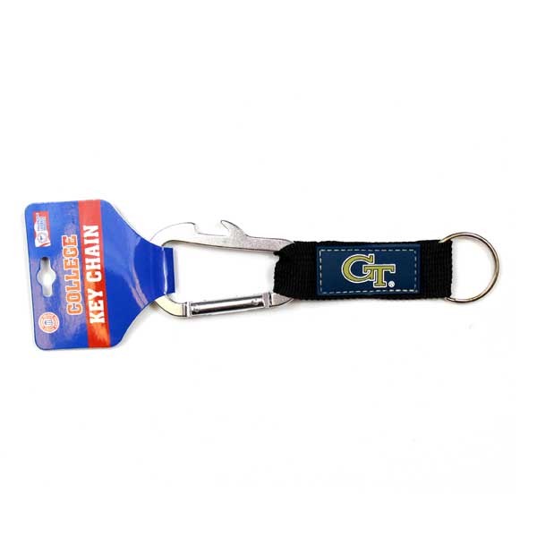 Georgia Tech Keychains - Hiker Clip Style - 12 For $18.00 - Georgia Tech
