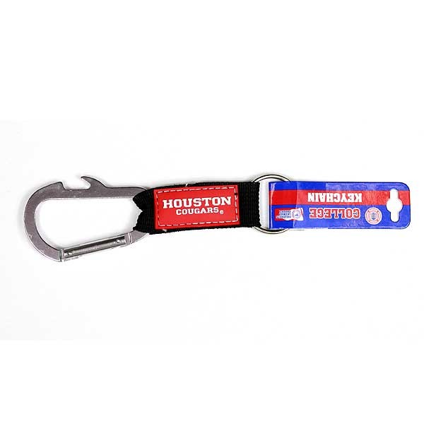 Houston Cougars Keychains - Hiker Clip Style - 12 For $12.00 - Houston Cougars