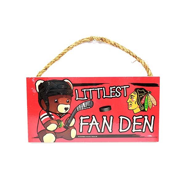 Chicago Blackhawks Signs - 10"x8" Cutest Little Fan - Wooden Signs - 6 For $21.00 - Chicago Blackhawks