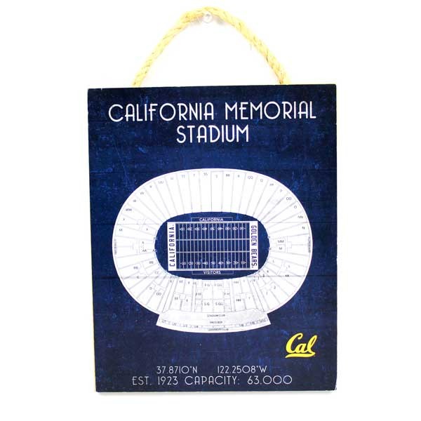 University Of California Bears Signs - 8"x10" Stadium Style - Wooden Signs - 6 For $21.00 - Cal