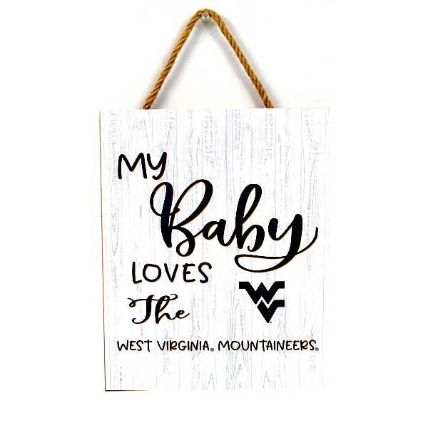 West Virginia Signs - 8"x10" Baby Love Style - Wooden Signs - 6 For $21.00 - West Virginia