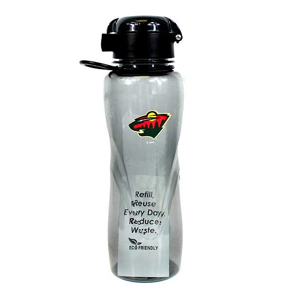 Minnesota Wild Water Bottles - 18OZ Gradient Eco-Friendly Clear Plastic Pop Top - 6 For $21.00 - Minnesota Wild