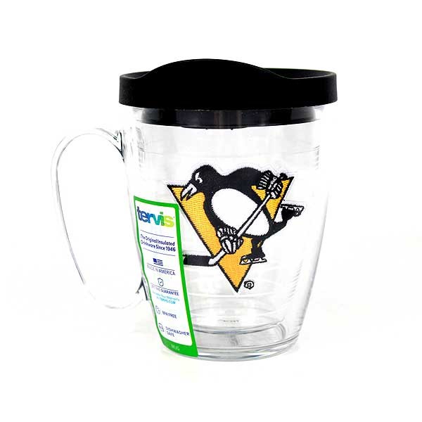 Pittsburgh Penguins Mugs - 14OZ Tervis Clear Team Mugs - 4 For $20.00 - Pittsburgh Penguins