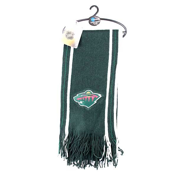 Minnesota Wild Scarves - Fringed Scarf - 6 For $30.00 - Minnesota Wild