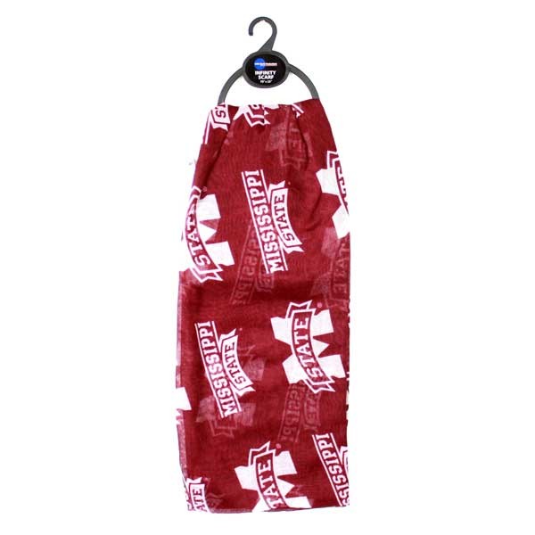 Mississippi State Scarves - Infinity Style - 6 For $30.00 - Mississippi State