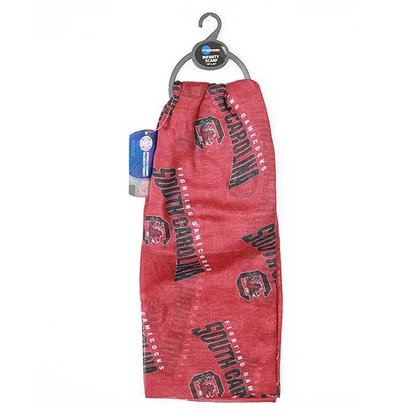 South Carolina Gamecocks Scarves - Infinity Style - 6 For $30.00 - South Carolina Gamecocks