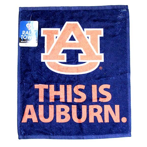 Auburn Tigers Towels - 15"x18" This Is Auburn Rally Towels - 6 For $21.00 - Auburn
