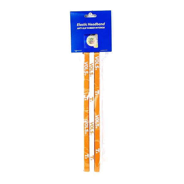 Tennessee Volunteers Accessories - 3Pack Elastic Headband Set - 12 Sets For $18.00 - Tennessee VOLS