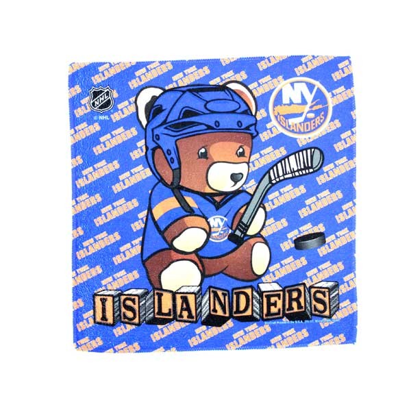 New York Islanders Towels - 15"x15" - The Baby Bear Rally Towels - 12 For $30.00 - New York Islanders