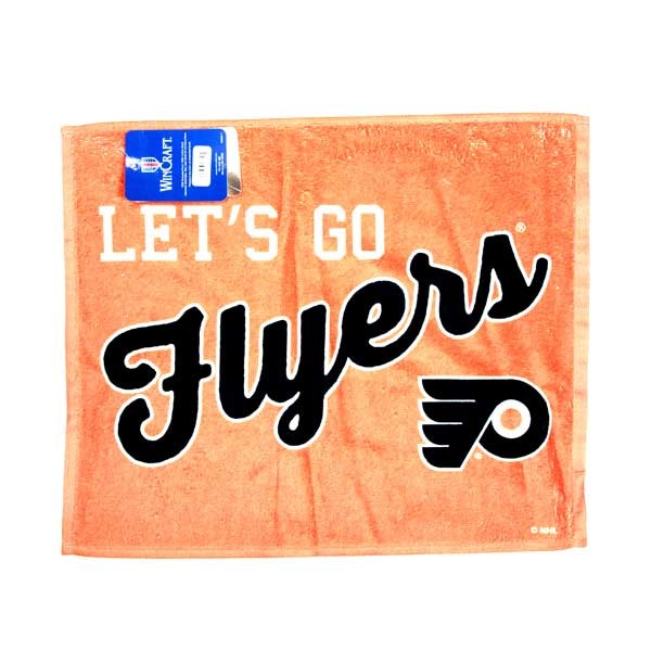 Philadelphia Flyers Towels - 15"x18" - Lets Go Flyers Rally Towels - 6 For $21.00 - Philadelphia Flyers