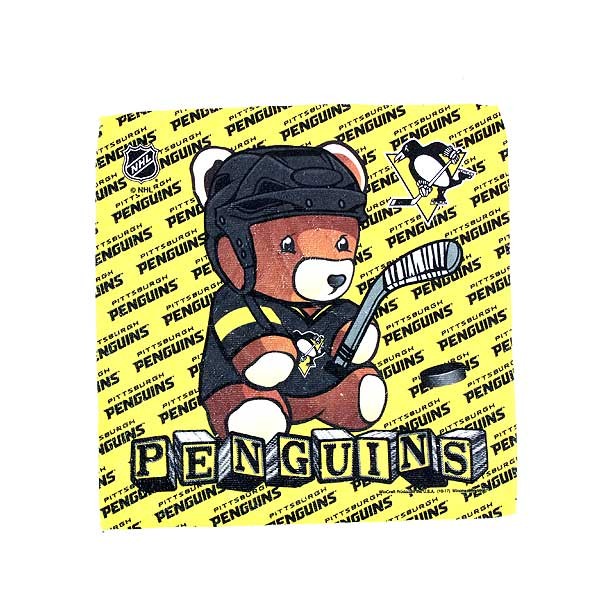 Pittsburgh Penguins Towels - 15"x15" - The Baby Bear Rally Towels - 12 For $30.00 - Pittsburgh Penguins