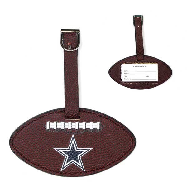 Dallas Cowboys Bag Tag - Football Style Luggage Tags - 6 For $15.00 - Wholesale Dallas Cowboys Product - Cowboys Merchandise