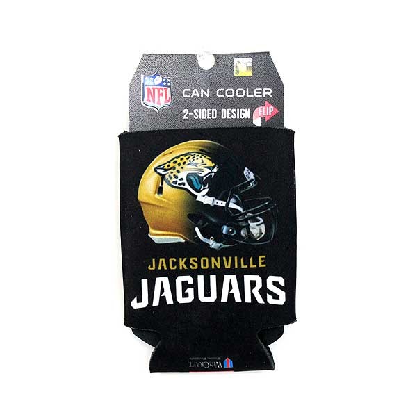 Jacksonville Jaguars Can Huggies - Neoprene - Styling May Vary - 12 For $24.00 - Wholesale Jacksonville Jaguars Product - Jaguars Merchandise