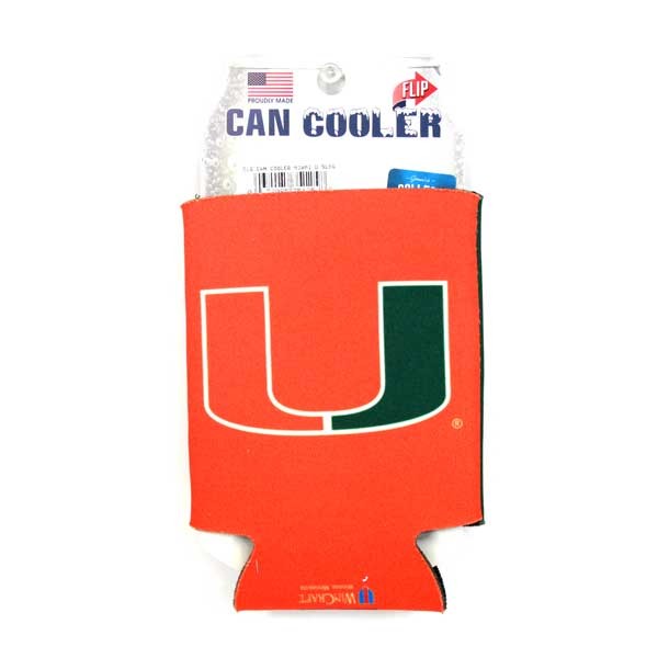 Miami Hurricanes Can Huggies - Neoprene - Styling May Vary - 12 For $24.00 - Miami Hurricanes