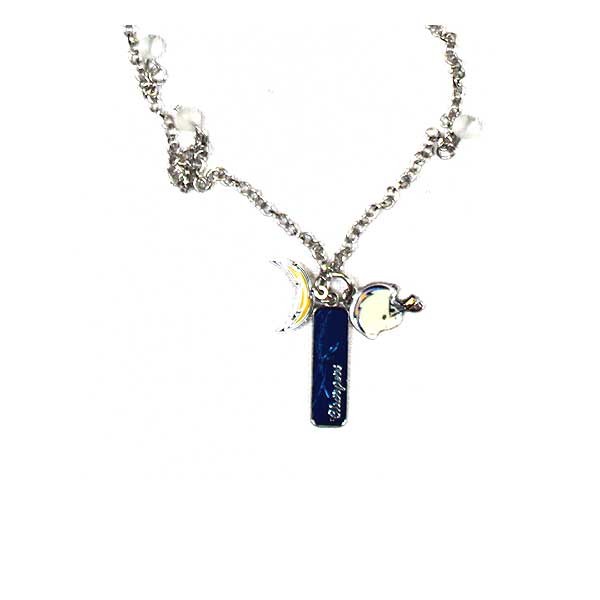 Los Angeles Chargers Jewelry - 4Charm With DTag Series - 18" Metal Necklace - 6 For $21.00 - Wholesale Los Angeles Chargers Products - Chargers Merchandise