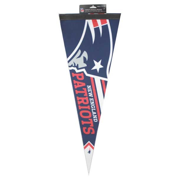 New England Patriots Pennants - 30" Roll N Go Style - 12 For $30.00 - Wholesale New England Patriots - Patriots Merchandise 2