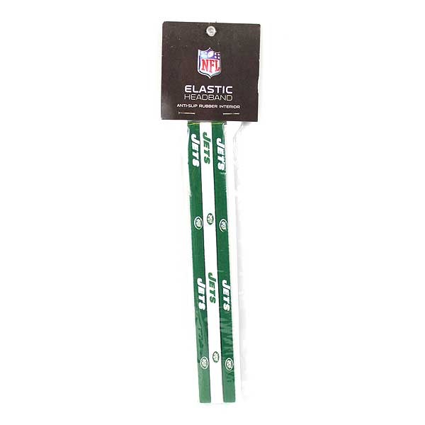 New York Jets Hair Accessories - 3Pack Elastic Headbands - 12 Packs For $18.00 - Wholesale New York Jets Products - Jets Merchandise 2