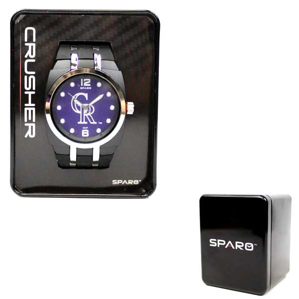 Colorado Rockies Watches - Sparo Crusher Style - 2 For $20.00 - Wholesale Colorado Rockies Products - Rockies Merchandise
