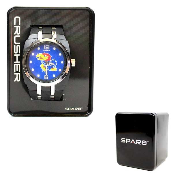 Kansas Jayhawks Watches - Sparo Crusher Style - 2 For $20.00 - Kansas Jayhawks