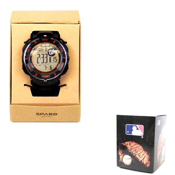 Washington Nationals Watches - Sparo Power Style - 2 For $20.00 - Wholesale Washington Nationals Products - Nationals Products