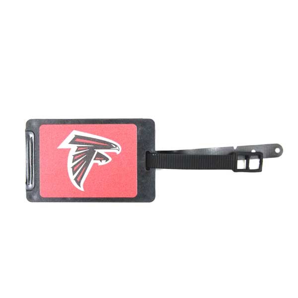 Atlanta Falcons Luggage Tags - Color Block Style - 12 For $30.00 - Wholesale Atlanta Falcons Products - Wholesale Football Gear