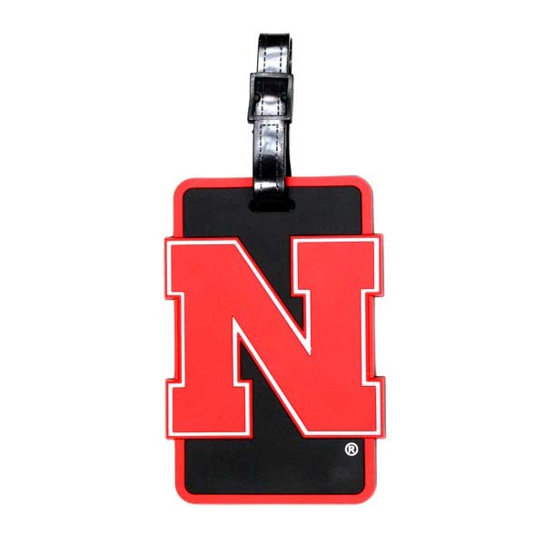 Nebraska Huskers Luggage Tags - Team Logo Style - 12 For $30.00 - Nebraska Huskers