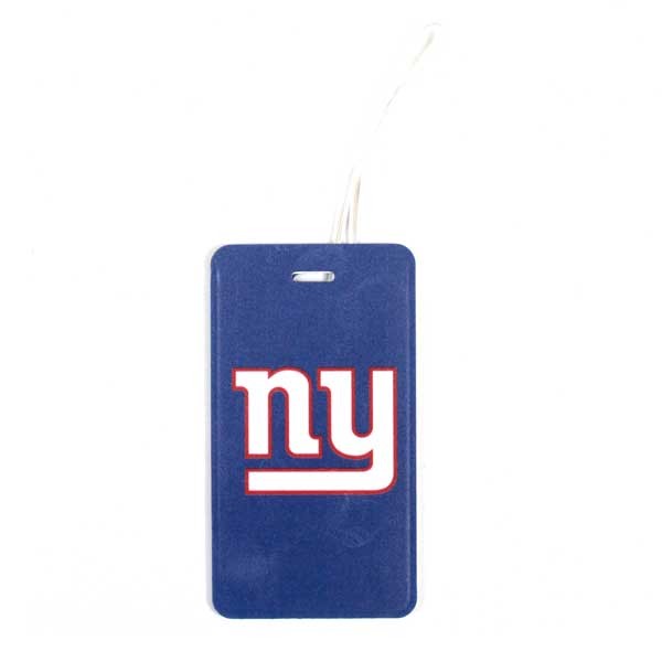 New York Giants Luggage Tags - Full Bleed Style - 12 For $30.00 - Wholesale New York Giants Product - Giants Merchandsie