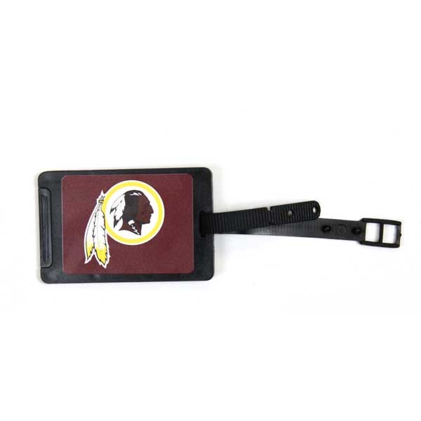 Washington Redskins Luggage Tags - Color Block Style - 12 For $30.00 - Wholesale Washington Redskins Products - Redskins Merchandise